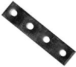 ABB INSTALLATION PRODUCTS Flat Splice Plate Fitting, 4-Hole, 7-1/4 x 15/8-In. ELECTRICAL ABB INSTALLATION PRODUCTS