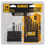 DEWALT ACCESSORIES 14-Pc. Black & Gold HSS Drill Bit Set TOOLS DEWALT ACCESSORIES