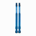 J S PRODUCTS T25 Mach-Blue Torx Impact Driver Bits, 3-1/2 In., 2-Pk. TOOLS J S PRODUCTS