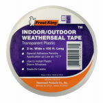 FROST KING Frost King T96H Tape, 2 in W, 100 ft L, Plastic, Clear HARDWARE & FARM SUPPLIES FROST KING