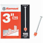 RAMSET Ramset 00794 Drive Pin, 0.145 in Dia Shank, 3 in L, Plated HARDWARE & FARM SUPPLIES RAMSET