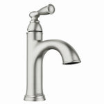 MOEN Moen Banbury Series 84945SRN Bathroom Faucet, 1.2 gpm, 1-Handle, Zinc, Spot Resist Brushed Nickel, 4 in Faucet Centers PLUMBING, HEATING & VENTILATION MOEN