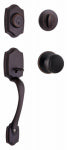 ASSA ABLOY AMERICAS RESIDENTIALINC. Belleview Entry Door Handleset, Smart Key, Single Cylinder Deadbolt, Venetian Bronze