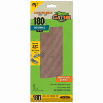 GATOR Gator 7177 Screen Sandpaper, 10-1/2 in L, 4-1/2 in W, 180 Grit, Very Fine, Aluminum Oxide Abrasive TOOLS GATOR