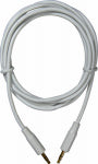 JEM ACCESSORIES, INC. MP3 Audio Cable, White, 3.5mm, 6 Ft.