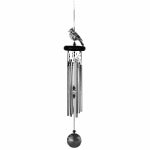 WOODSTOCK PERCUSSION Crystal Cardinal Wind Chimes, 6 Aluminum Rods