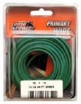 COLEMAN CABLE Road Power 56422033/16-1-15 Electrical Wire, 16 AWG Wire, 25/60 V, Copper Conductor, Green Sheath, 24 ft L AUTOMOTIVE COLEMAN CABLE   