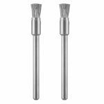 DREMEL MFG CO Carbon Steel Brush, 1/8 In., 2-Pk.