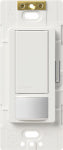 LUTRON Lutron MS-OPS5MH-WH Motion Sensor Switch, 5 A, 120 V, 1 -Pole, Occupancy Sensor, 180 deg Sensing, White ELECTRICAL LUTRON   