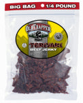 OLD TRAPPER SMOKED PRODUCTS Teriyaki Beef Jerky, 4 oz.