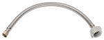HOMEWERKS WORLDWIDE LLC Braided Toilet Supply Line, Stainless Steel, 3/8 x 12 In. PLUMBING, HEATING & VENTILATION HOMEWERKS WORLDWIDE LLC