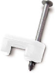 GB Gardner Bender PSW-1600T Cable Staple, 3/16 in W Crown, Polyethylene ELECTRICAL GB