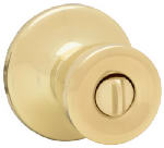 ASSA ABLOY AMERICAS RESIDENTIALINC. Security Mobile Home Privacy Lockset, Polished Brass