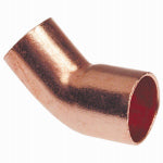 NIBCO INC. Elkhart Products 31206 Street Pipe Elbow, 1 in, Sweat x FTG, 45 deg Angle, Copper PLUMBING, HEATING & VENTILATION NIBCO INC.