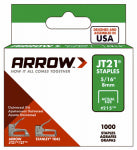 ARROW Arrow 215 Staple, 7/16 in W Crown, 5/16 in L Leg, Steel, 0.03 ga HARDWARE & FARM SUPPLIES ARROW   