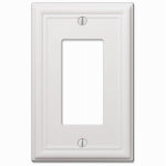 AMERELLE Amerelle 149RW Wallplate, 4-7/8 in L, 3-1/8 in W, 1 -Gang, Steel, White ELECTRICAL AMERELLE