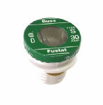 BUSSMANN Bussmann BP/S-30 Plug Fuse, 30 A, 125 V, 10 kA Interrupt, Time Delay Fuse, Low Voltage ELECTRICAL BUSSMANN