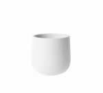 AVERA HOME GOODS LLC Century Planter, White Fiberglass Reinforced Cement, 9 In. High LAWN & GARDEN AVERA HOME GOODS LLC   