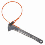 KLEIN Grip-It S12HB Strap Wrench, 1-1/2 to 5 in Pipe, 12 in L Handle, 1 in W Strap, 22-1/4 in L Strap, Aluminum Handle TOOLS KLEIN