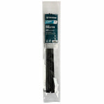 IRONCUBE WORKS Self-Locking Cable Ties, Black, 14 In., 8-Pk. ELECTRICAL IRONCUBE WORKS