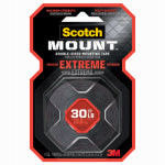 SCOTCH Scotch 414 Mounting Tape, 60 in L, 1 in W, Black PAINT SCOTCH   