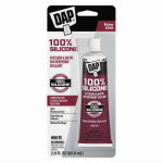 DAP GLOBAL INC 100% Silicone Rubber Kitchen, Bath & Plumbing Bath Sealant 2.8 OZ White Sealant