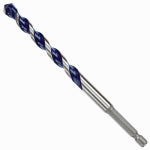 BOSCH Bosch BlueGranite Turbo HCBG12T Hammer Drill Bit, 3/8 in Dia, 6 in OAL, Milled Flute, 2-Flute, 5/16 in Dia Shank TOOLS BOSCH