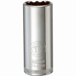 DEWALT DEWALT DWMT74509OSP Drive Hand Socket, 17 mm Socket, 3/8 in Drive, 12-Point, Steel, Polished Chrome Vanadium TOOLS DEWALT