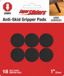 SHEPHERD HDWE. PROD., LLC. Super Sliders 1 In. Anti-Skid Round Brown Furniture Pad (18-Piece)