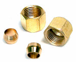 DIAL Dial 9311 Compression Sleeve and Nut, Brass, For: Evaporative Cooler Purge Systems APPLIANCES & ELECTRONICS DIAL