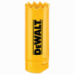 DEWALT DEWALT DAH180012 Hole Saw, 3/4 in Dia, 1-3/4 in D Cutting, 1/2-20 Arbor, 4/5 TPI, HSS Cutting Edge TOOLS DEWALT