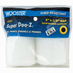 WOOSTER BRUSH Wooster R282-3 Trim Roller Refill, 3/8 in Thick Nap, 3 in L, Fabric Cover PAINT WOOSTER BRUSH   