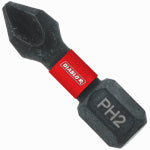 DIABLO Diablo DPH21P25 Screwdriver Insert Bit, #2 Drive, Phillips Drive, 1 in L, 25/PK TOOLS DIABLO