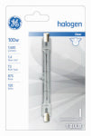 GE GE 22489 Halogen Bulb, 100 W, R7 Recessed Single Contact Lamp Base, T3 Lamp, White Light, 1500 Lumens ELECTRICAL GE