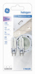 GE GE 84886 Halogen Bulb, 25 W, G8 Bi-Pin Lamp Base, T4 Lamp, 1500 hr Average Life ELECTRICAL GE