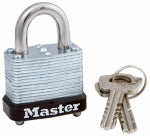 MASTER LOCK Master Lock 105D Padlock, Keyed Different Key, 3/16 in Dia Shackle, Steel Shackle, Steel Body, 1-1/8 in W Body HARDWARE & FARM SUPPLIES MASTER LOCK   