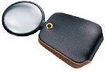 GENERAL TOOLS MFG 2.5-Power Pocket Magnifier with Case HOUSEWARES GENERAL TOOLS MFG   