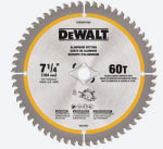 DEWALT ACCESSORIES Aluminum Circular Saw Blade, 60-Tooth, 7-1/4 In. TOOLS DEWALT ACCESSORIES