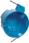 ABB INSTALLATION PRODUCTS New Work Ceiling Box, Deep Blue PVC, 4-In. Diam. x 2-1/4-In. ELECTRICAL ABB INSTALLATION PRODUCTS