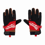 MILWAUKEE ELECTRIC TOOL CORP Leather Performance Work Gloves, Men's M