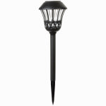 FUSION PRODUCTS LTD. Solar Stake Lights, Black Plastic, Diamond Lens Design, 6-Pk. ELECTRICAL FUSION PRODUCTS LTD.