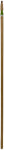 ABCO PRODUCTS Mop Handle, Threaded Wood, 1-1/8 x 60 In.