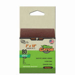 ALI INDUSTRIES Sanding Belts, Aluminum Oxide, 80-Grit, 3 x 18 In., 2-Pk.