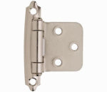 AMEROCK Cabinet Hinge, Self-Closing, Polished Chrome, Variable Overlay, 2-Pk.