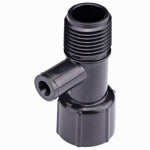 RAINDRIP Raindrip R338CT Tap Off Adapter, Black/Blue, For: 1/2 in Sprinkler Risers LAWN & GARDEN RAINDRIP