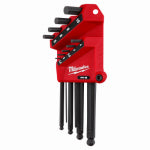 MILWAUKEE ELECTRIC TOOL CORP 9-Pc. L-Style Hex Key Set, Ball End, Metric TOOLS MILWAUKEE ELECTRIC TOOL CORP