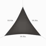 GALE PACIFIC USA, INC 10' MONTECIT SHADE SAIL OUTDOOR LIVING & POWER EQUIPMENT GALE PACIFIC USA, INC