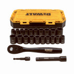 STANLEY TOOLS 23-Pc. Impact Socket Set, 1/2 In. Drive