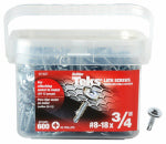 TEKS Teks 21525 Lath Screw, #8 Thread, Truss Head, Phillips Drive, Self-Drilling Point, Steel, Zinc, 600 PK HARDWARE & FARM SUPPLIES TEKS