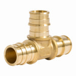 SHARKBITE/CASH ACME SharkBite PEX-A Brass 3/4 In. x 3/4 In. x 3/4 In. Tee